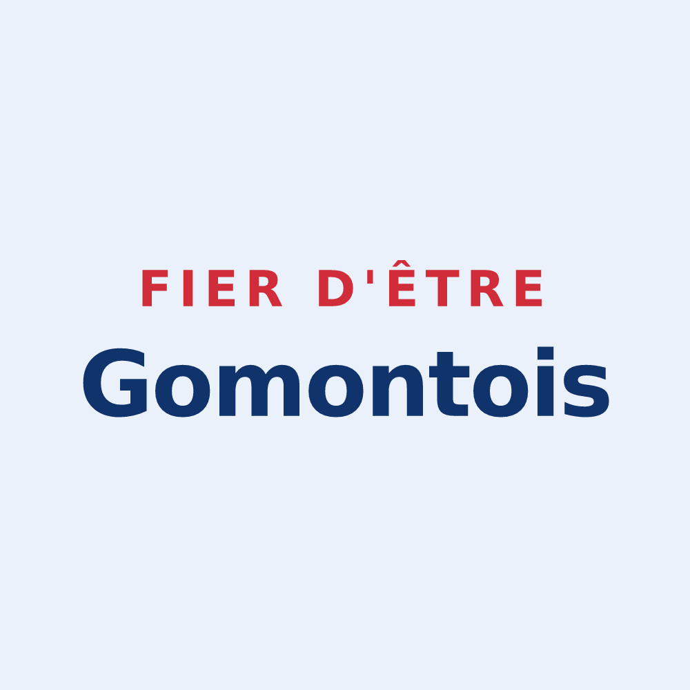 Sticker « Fier d'être Gomontois » — design pour Gomont