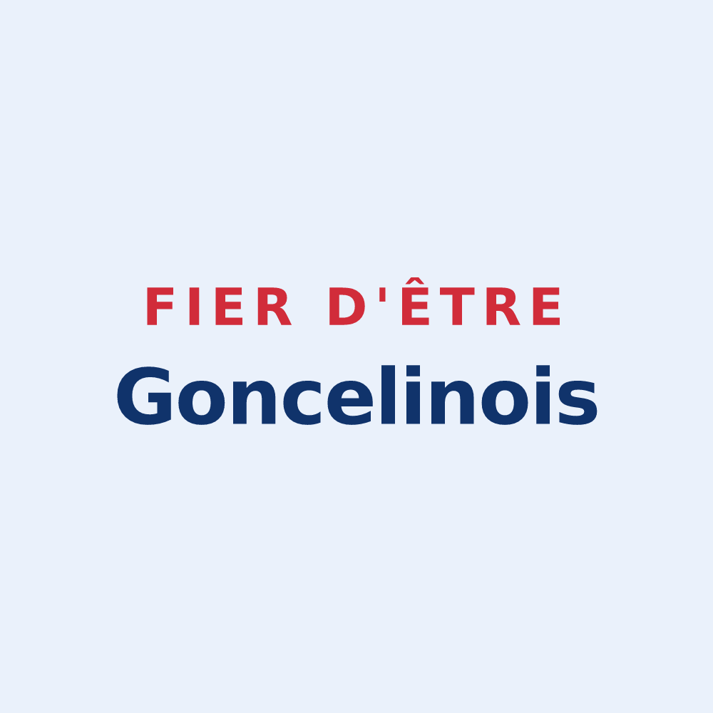 Sticker « Fier d'être Goncelinois » — design pour Goncelin