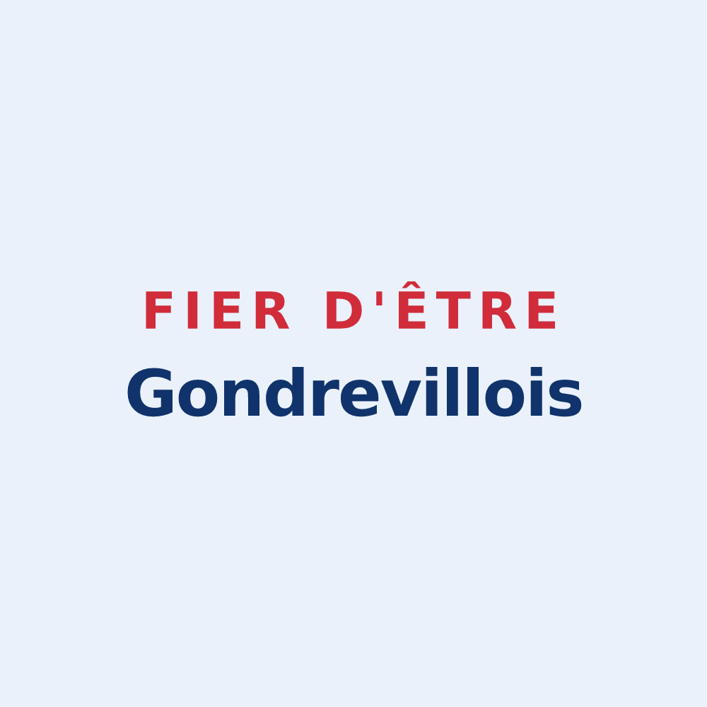 Sticker « Fier d'être Gondrevillois » — design pour Gondreville