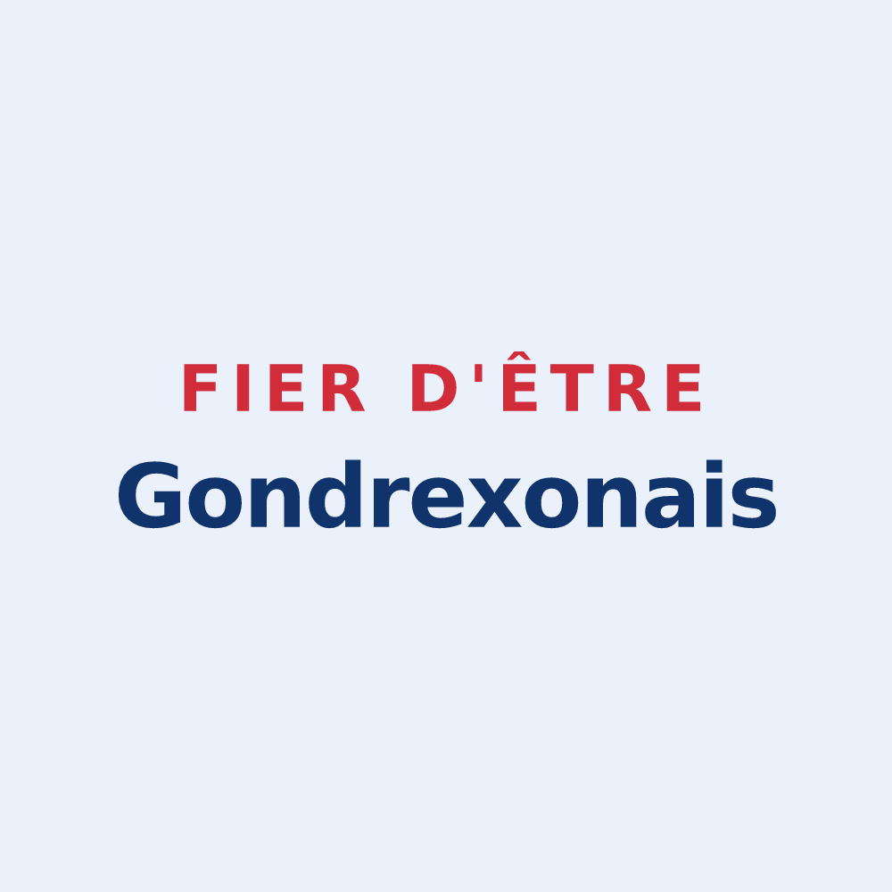 Sticker « Fier d'être Gondrexonais » — design pour Gondrexon