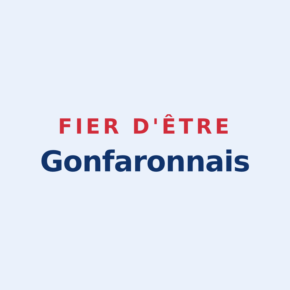 Sticker « Fier d'être Gonfaronnais » — design pour Gonfaron