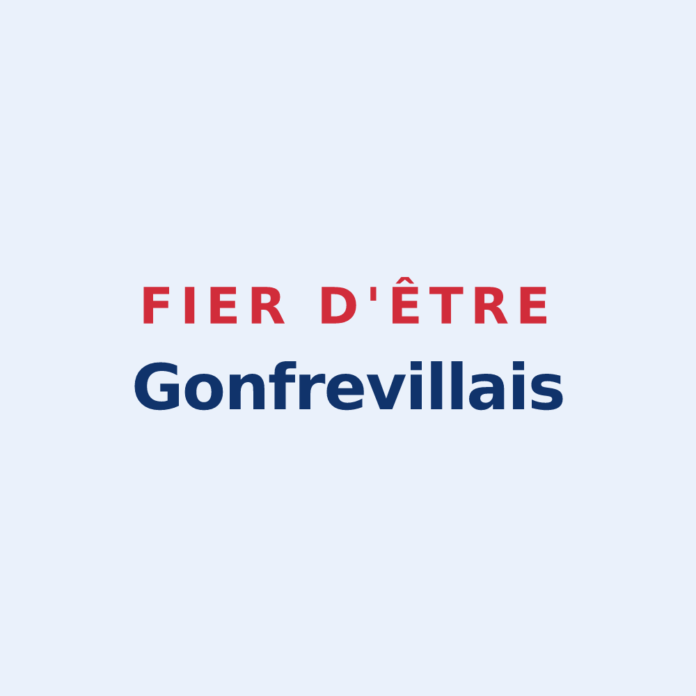 Sticker « Fier d'être Gonfrevillais » — design pour Gonfreville-Caillot