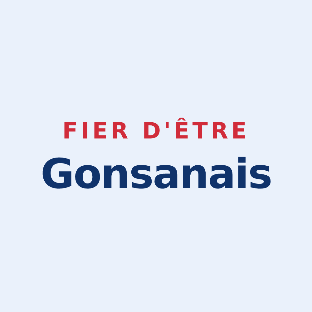 Sticker « Fier d'être Gonsanais » — design pour Gonsans