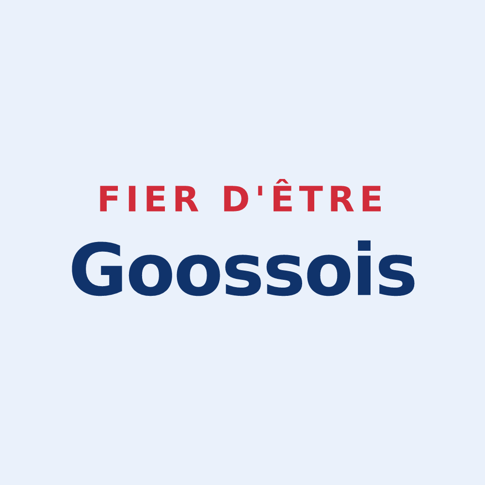 Sticker « Fier d'être Goossois » — design pour Goos