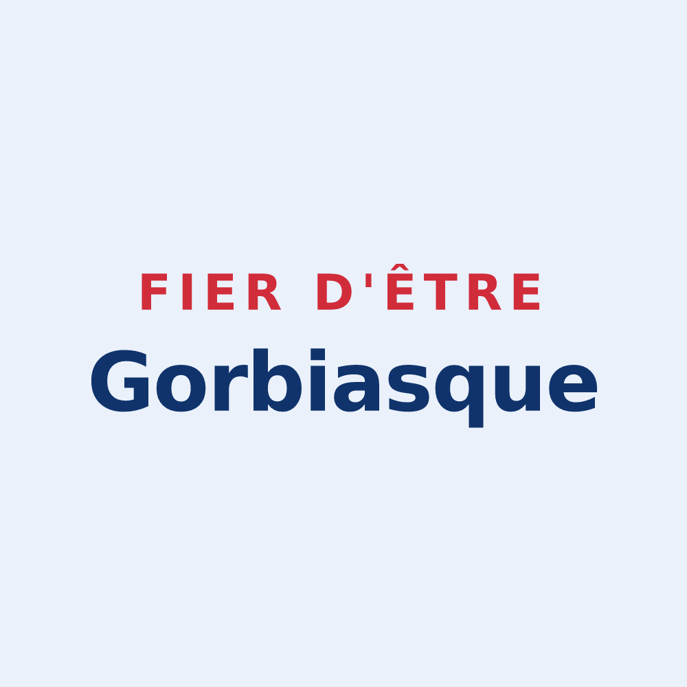 Sticker « Fier d'être Gorbiasque » — design pour Gorbio