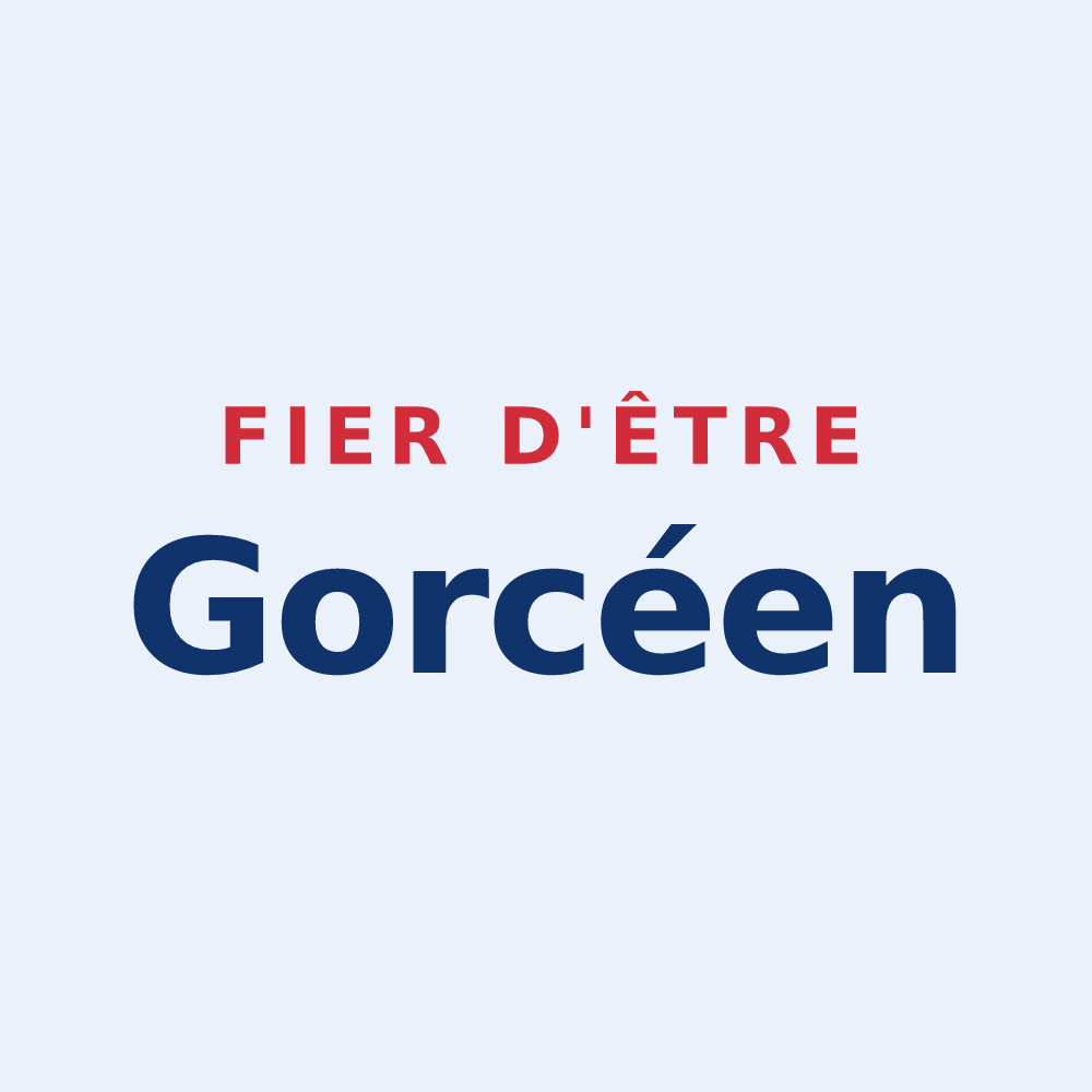 Sticker « Fier d'être Gorcéen » — design pour Gorcy