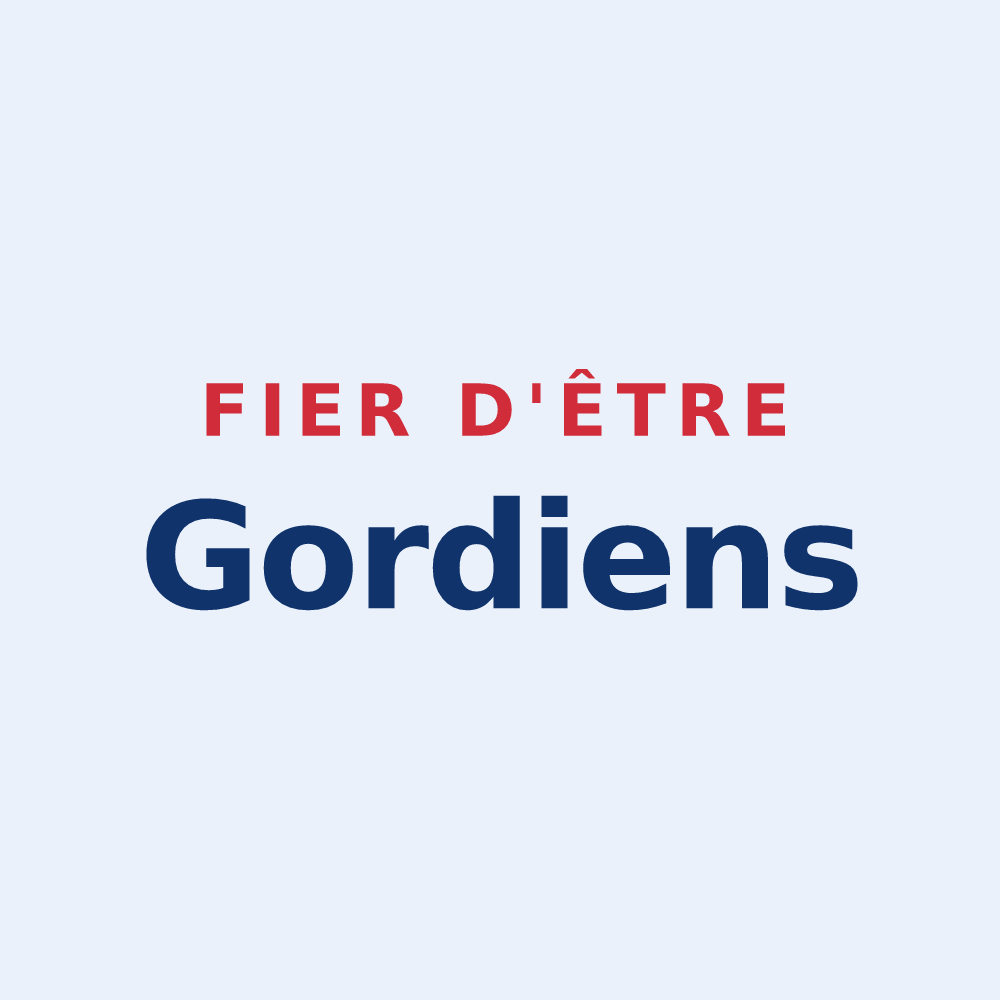 Sticker « Fier d'être Gordiens » — design pour Gordes