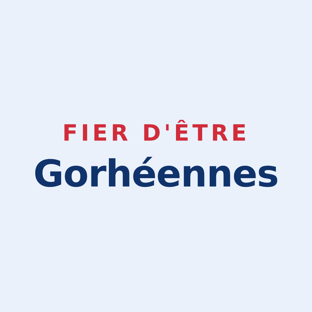 Sticker « Fier d'être Gorhéennes » — design pour Gorhey