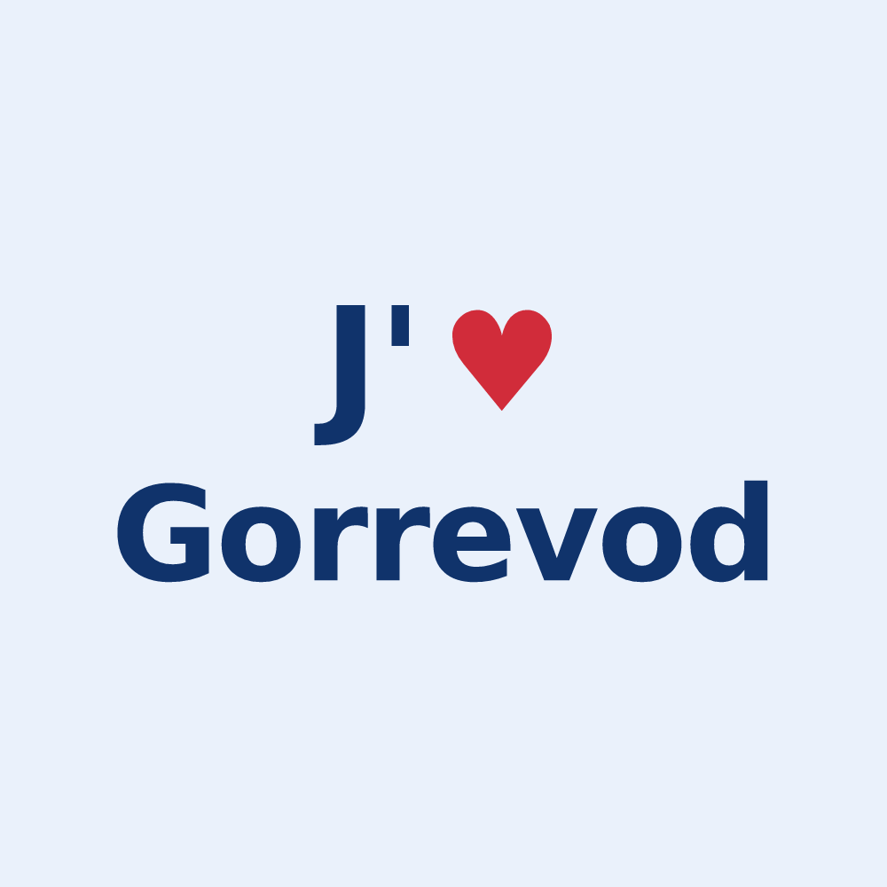 Sticker personnalisé Gorrevod — design J'aime Gorrevod