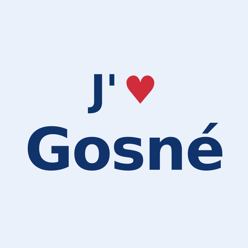 Sticker personnalisé Gosné — design J'aime Gosné