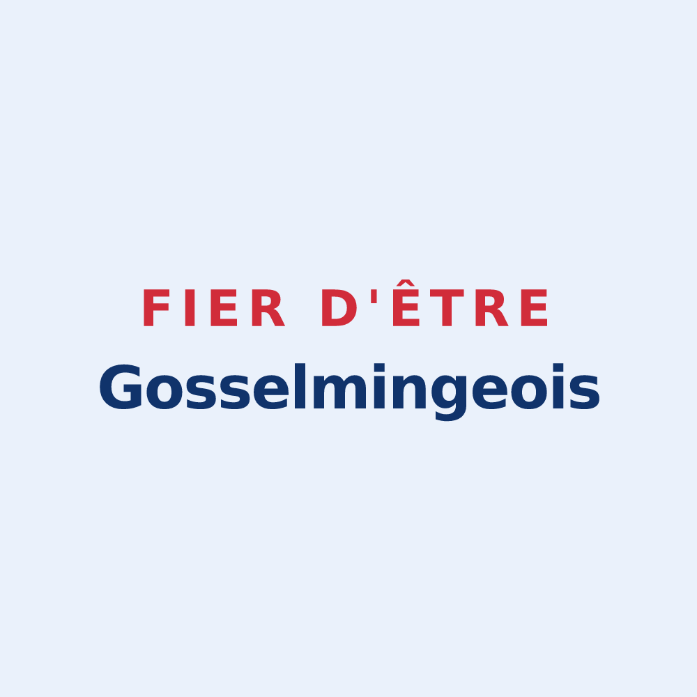 Sticker « Fier d'être Gosselmingeois » — design pour Gosselming