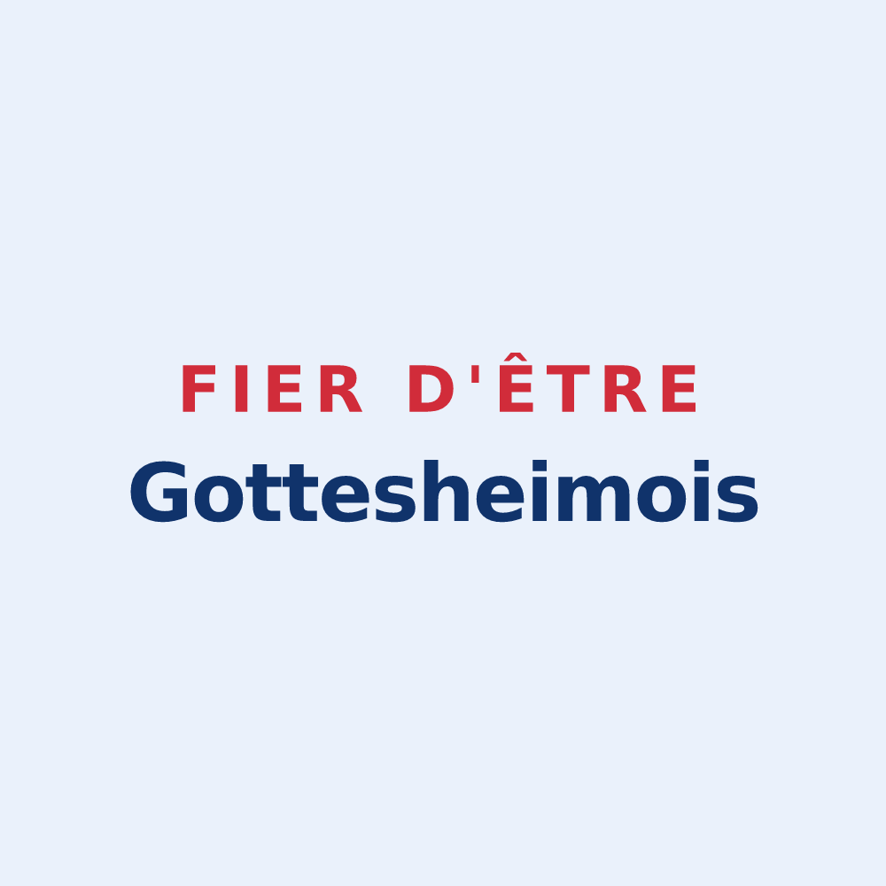 Sticker « Fier d'être Gottesheimois » — design pour Gottesheim