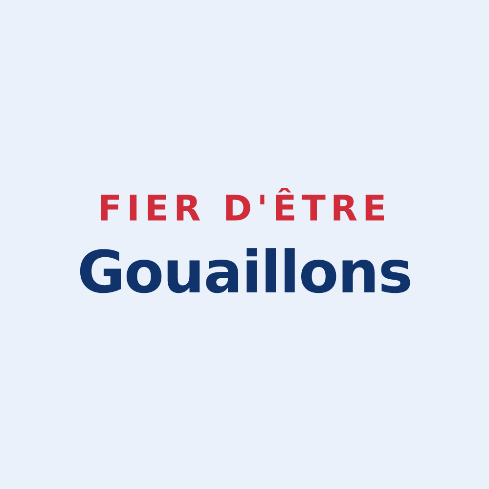 Sticker « Fier d'être Gouaillons » — design pour Gouaix