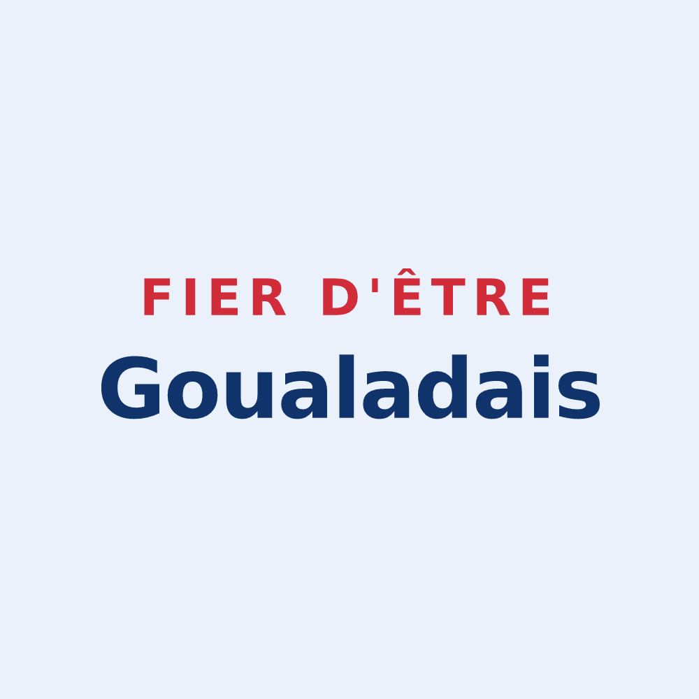 Sticker « Fier d'être Goualadais » — design pour Goualade
