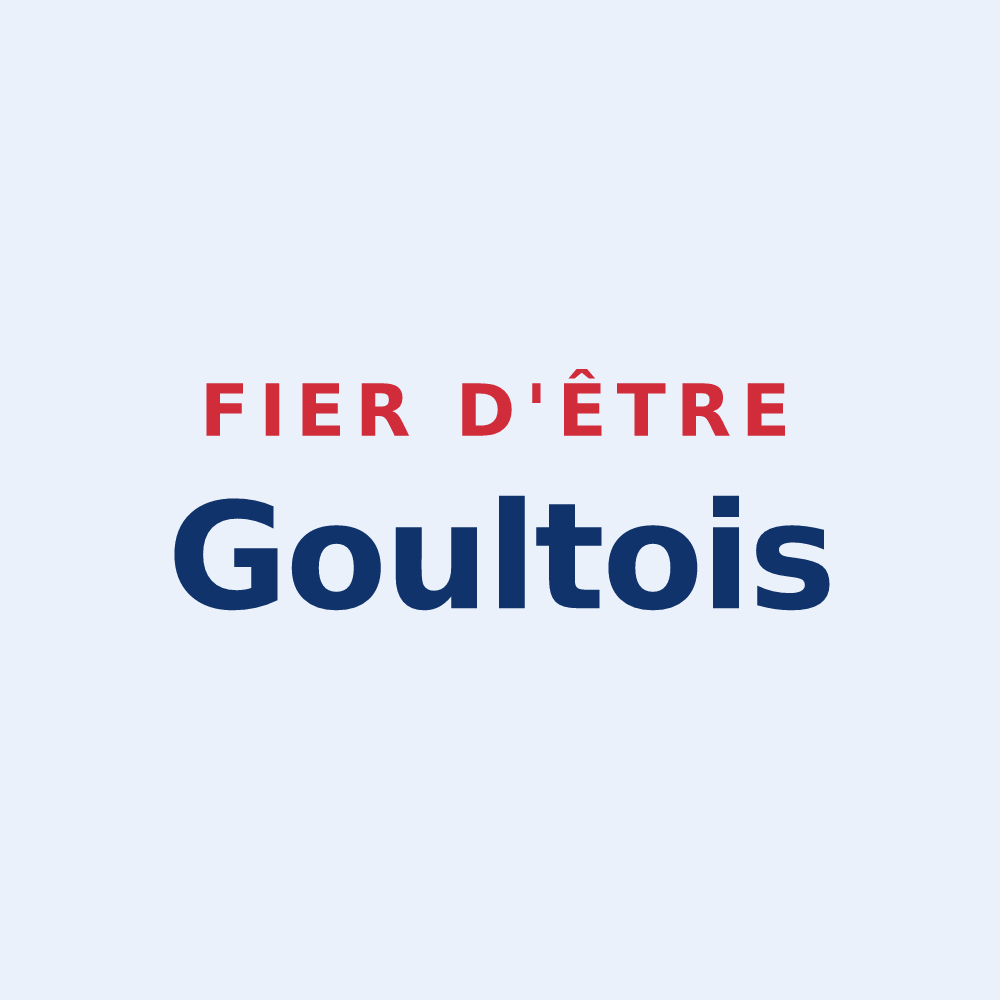 Sticker « Fier d'être Goultois » — design pour Goult