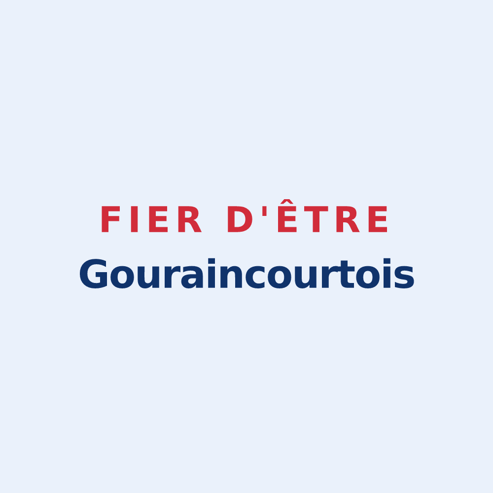 Sticker « Fier d'être Gouraincourtois » — design pour Gouraincourt