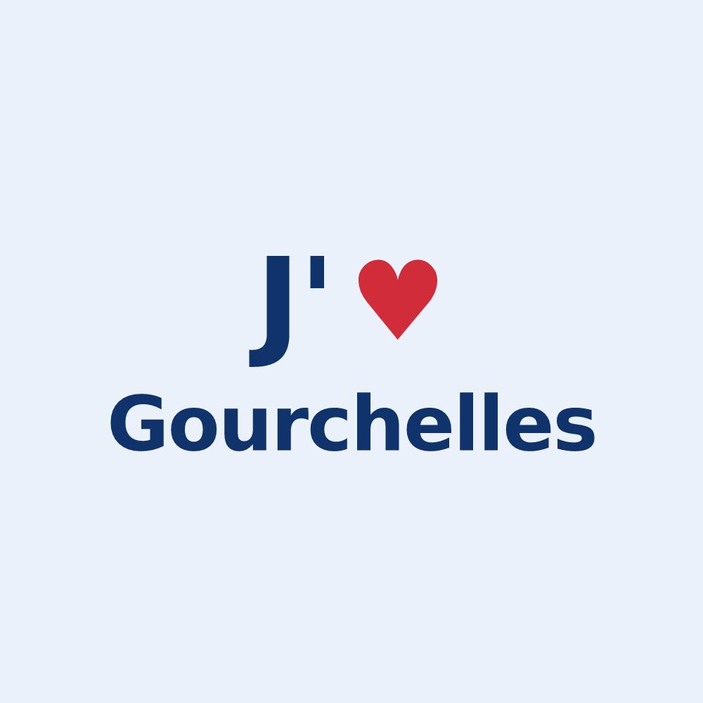 Sticker personnalisé Gourchelles — design J'aime Gourchelles