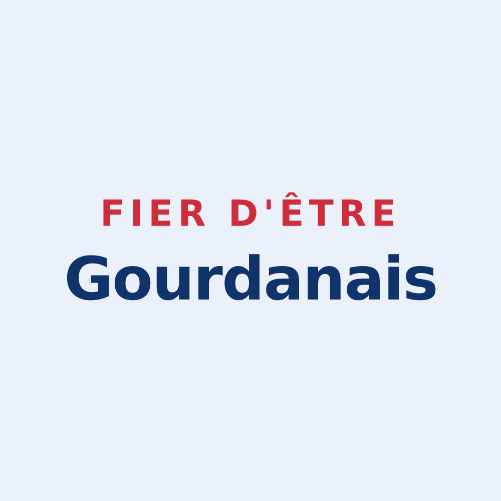 Sticker « Fier d'être Gourdanais » — design pour Gourdan-Polignan