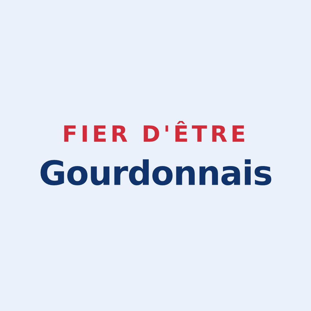 Sticker « Fier d'être Gourdonnais » — design pour Gourdon