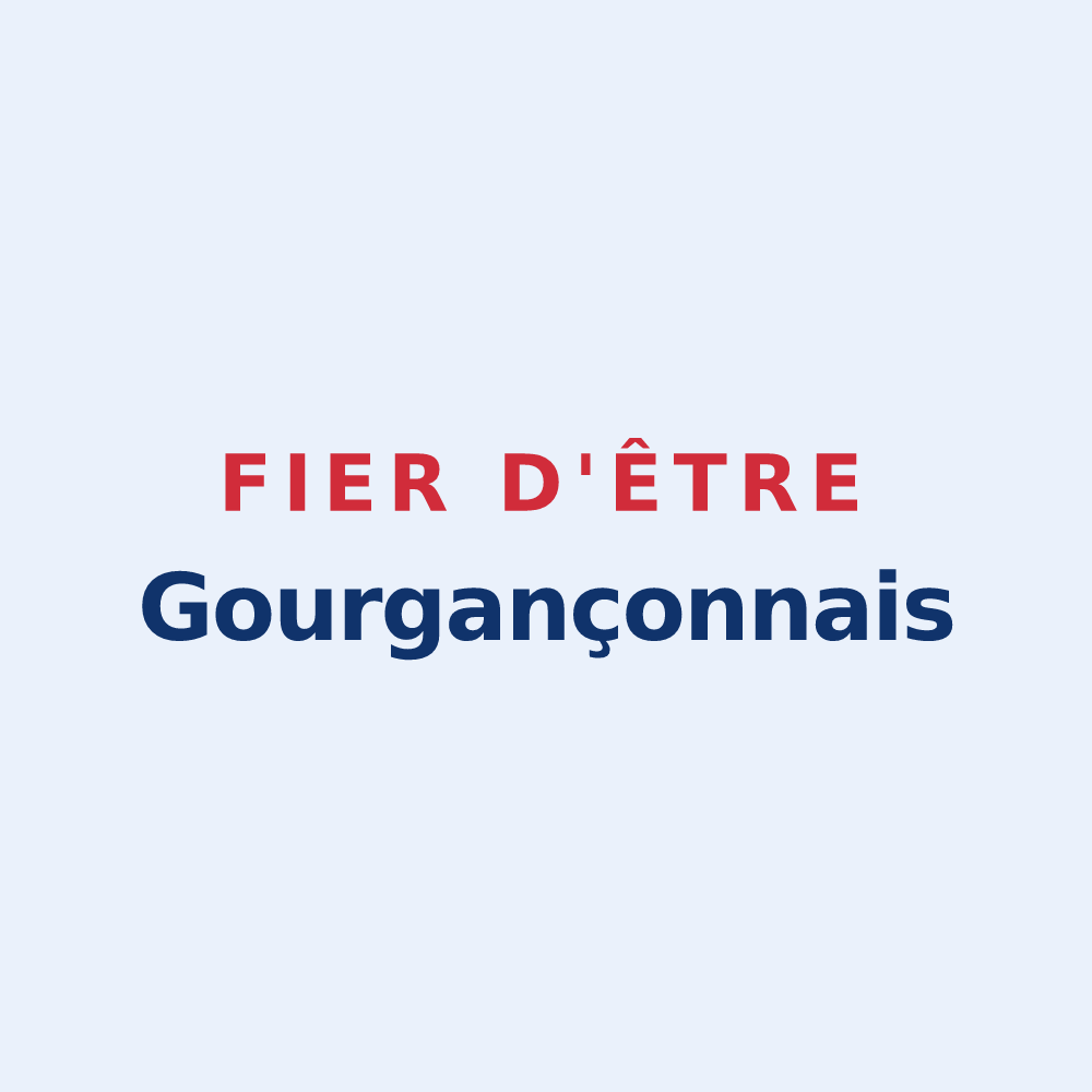 Sticker « Fier d'être Gourgançonnais » — design pour Gourgançon
