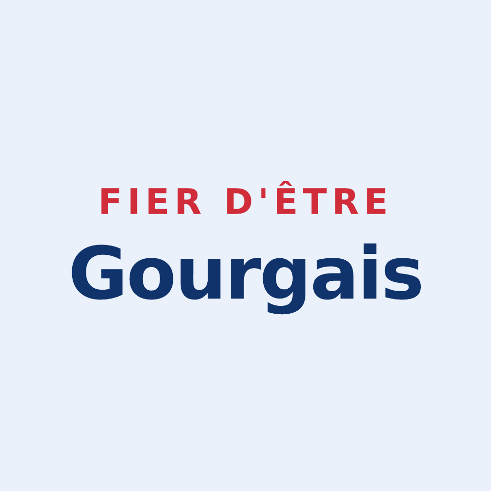 Sticker « Fier d'être Gourgais » — design pour Gourgue