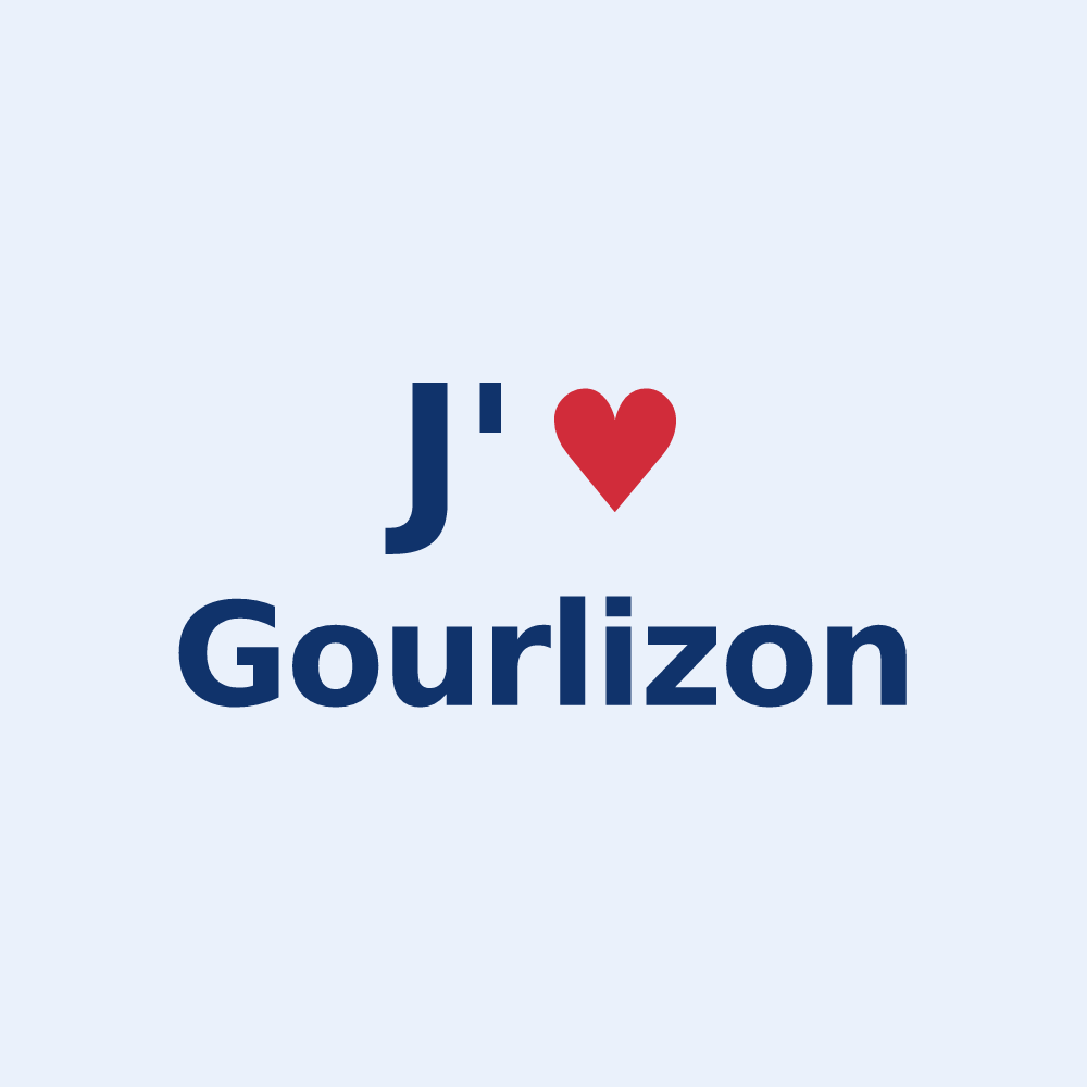 Sticker personnalisé Gourlizon — design J'aime Gourlizon