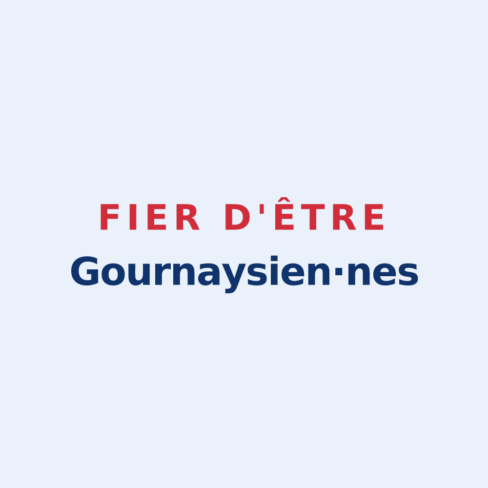 Sticker « Fier d'être Gournaysien·nes » — design pour Gournay-sur-Marne