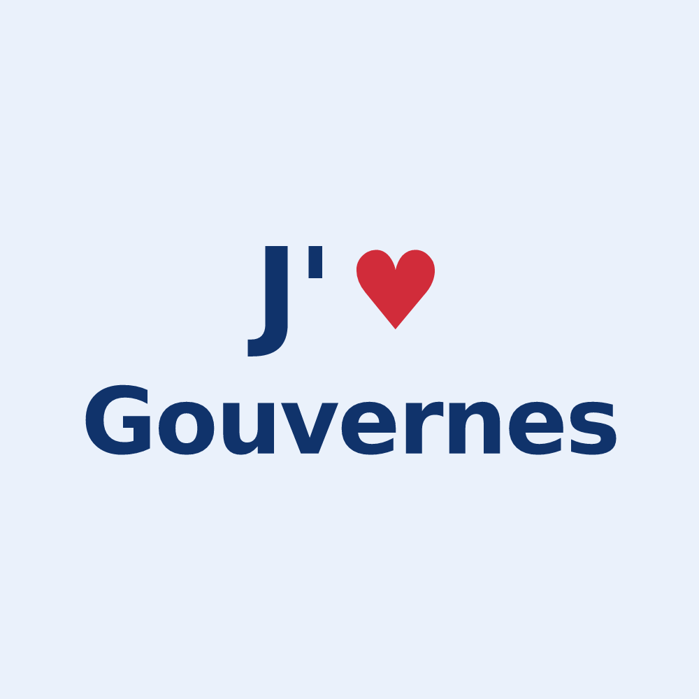 Sticker personnalisé Gouvernes — design J'aime Gouvernes