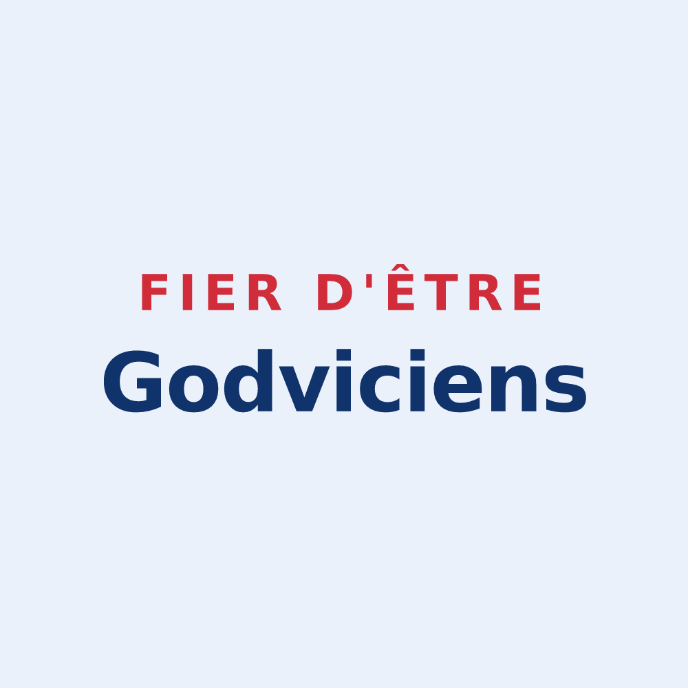 Sticker « Fier d'être Godviciens » — design pour Gouvieux