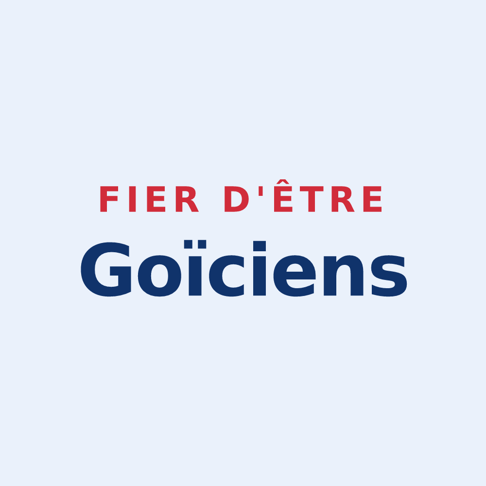 Sticker « Fier d'être Goïciens » — design pour Gouy