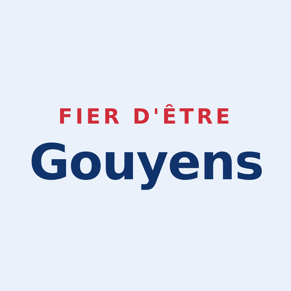 Sticker « Fier d'être Gouyens » — design pour Gouy-les-Groseillers