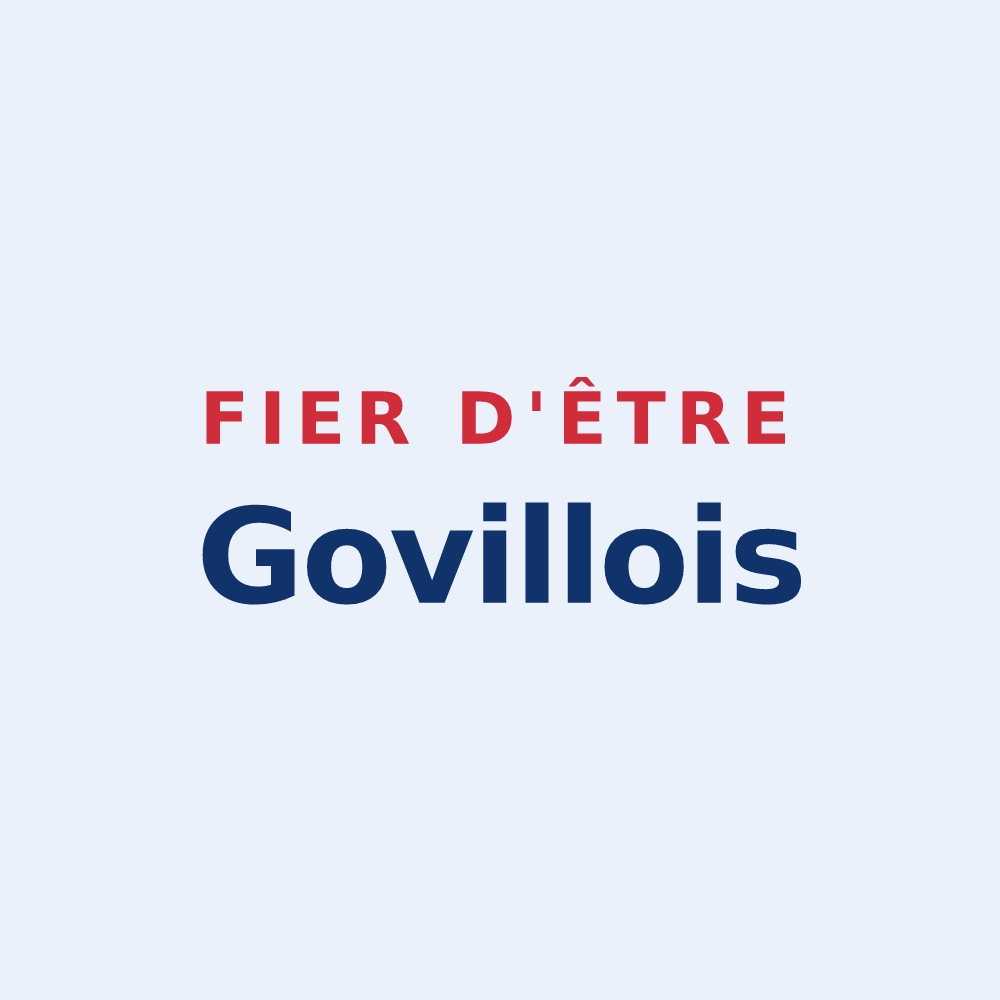 Sticker « Fier d'être Govillois » — design pour Goviller