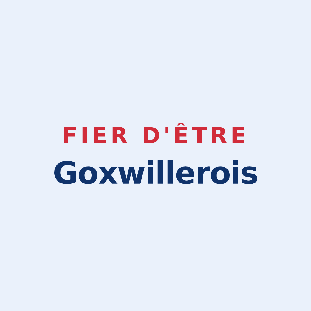 Sticker « Fier d'être Goxwillerois » — design pour Goxwiller