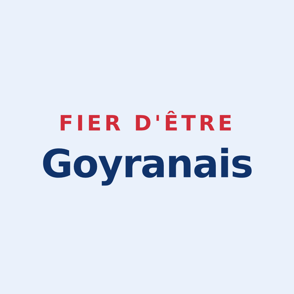 Sticker « Fier d'être Goyranais » — design pour Goyrans