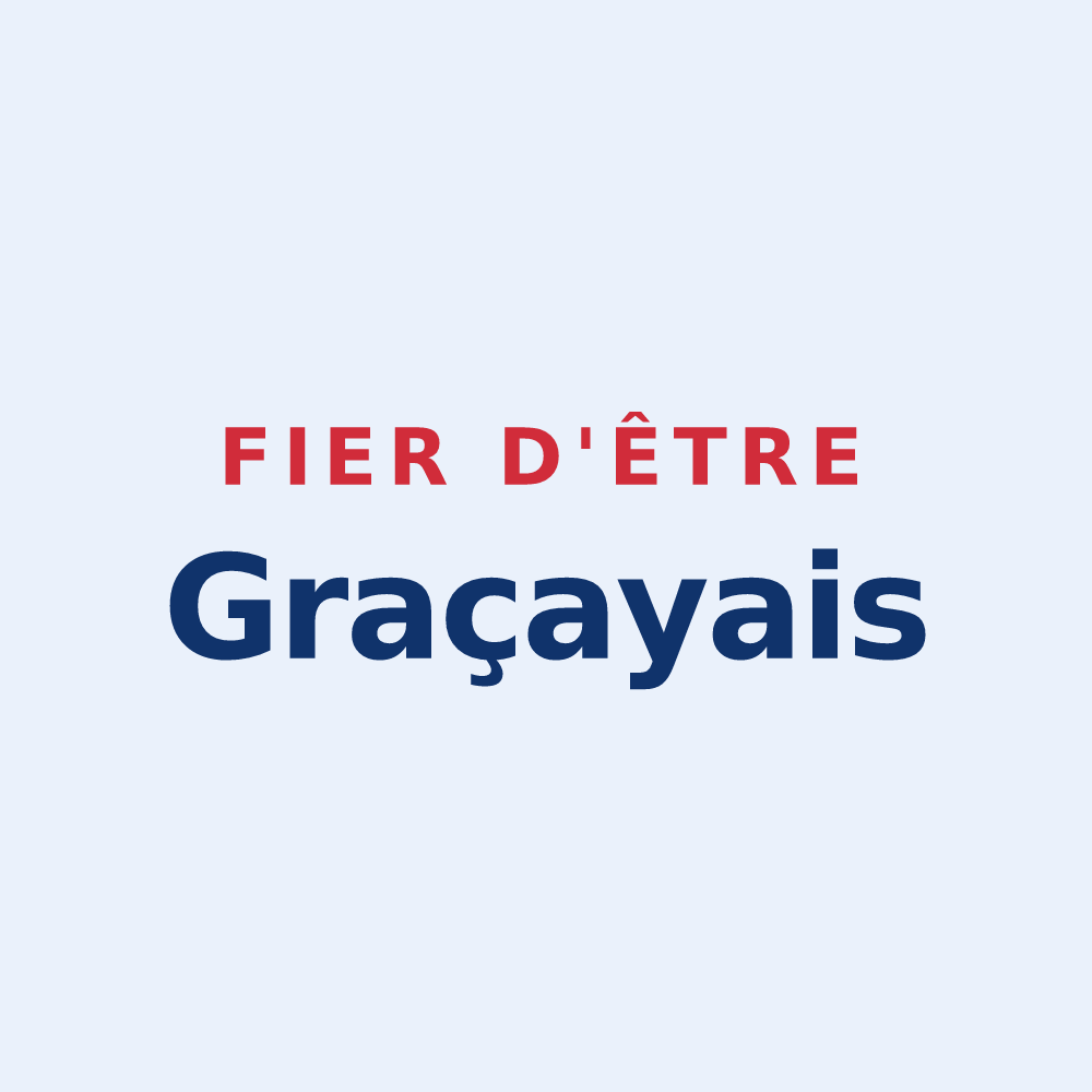 Sticker « Fier d'être Graçayais » — design pour Graçay