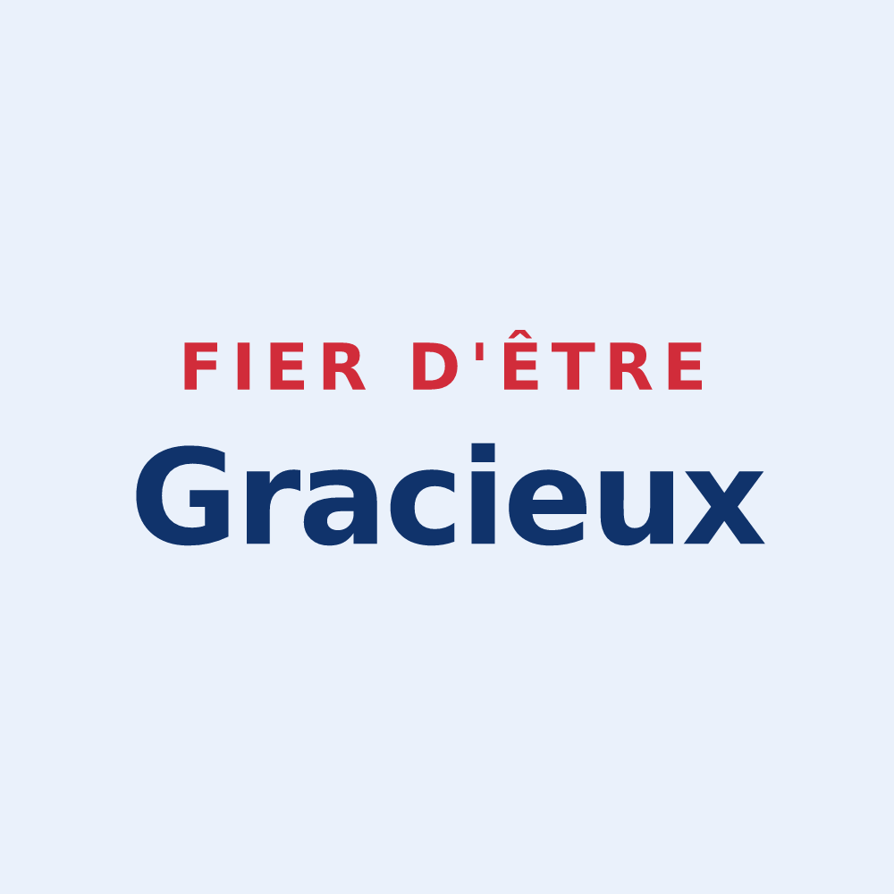Sticker « Fier d'être Gracieux » — design pour Grâces