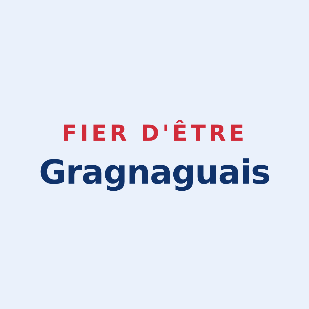 Sticker « Fier d'être Gragnaguais » — design pour Gragnague