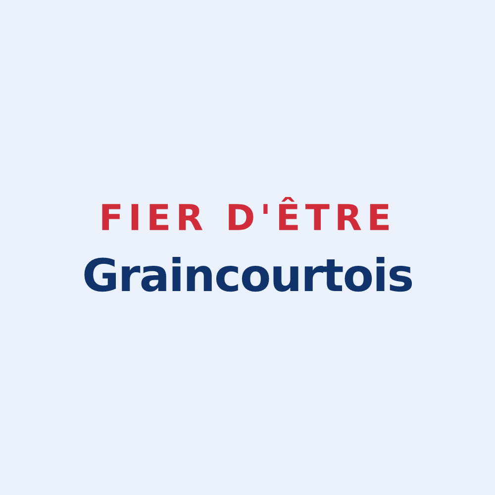 Sticker « Fier d'être Graincourtois » — design pour Graincourt-lès-Havrincourt