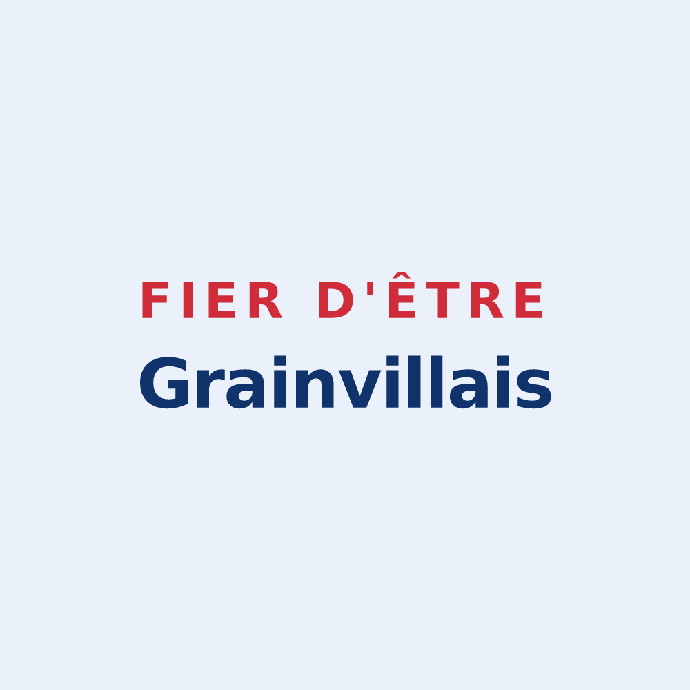 Sticker « Fier d'être Grainvillais » — design pour Grainville-Ymauville