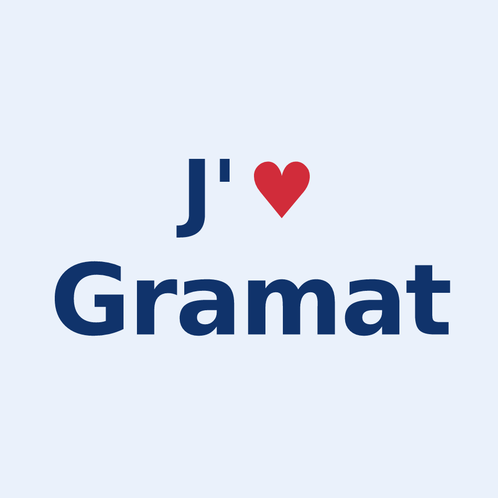 Sticker personnalisé Gramat — design J'aime Gramat