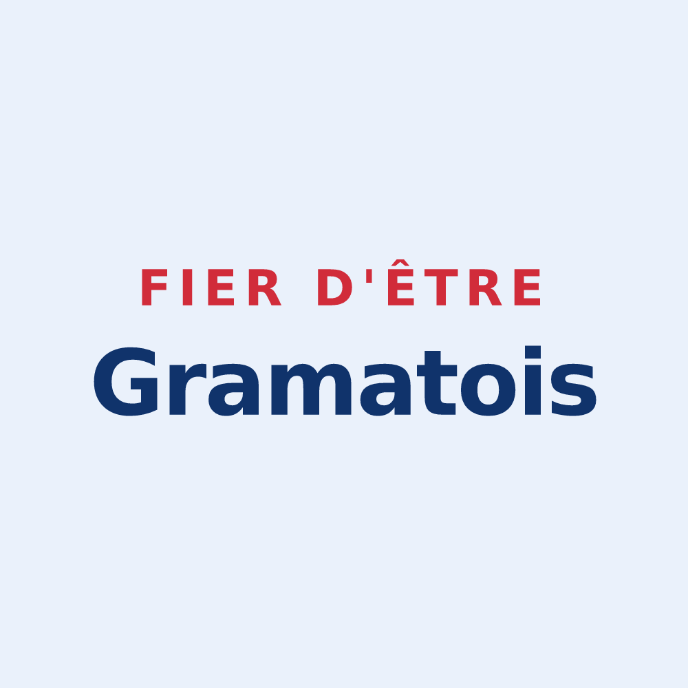 Sticker « Fier d'être Gramatois » — design pour Gramat