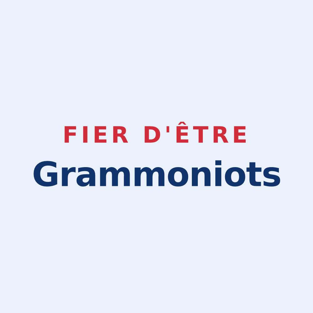 Sticker « Fier d'être Grammoniots » — design pour Grammond