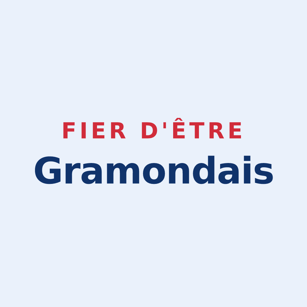 Sticker « Fier d'être Gramondais » — design pour Gramond