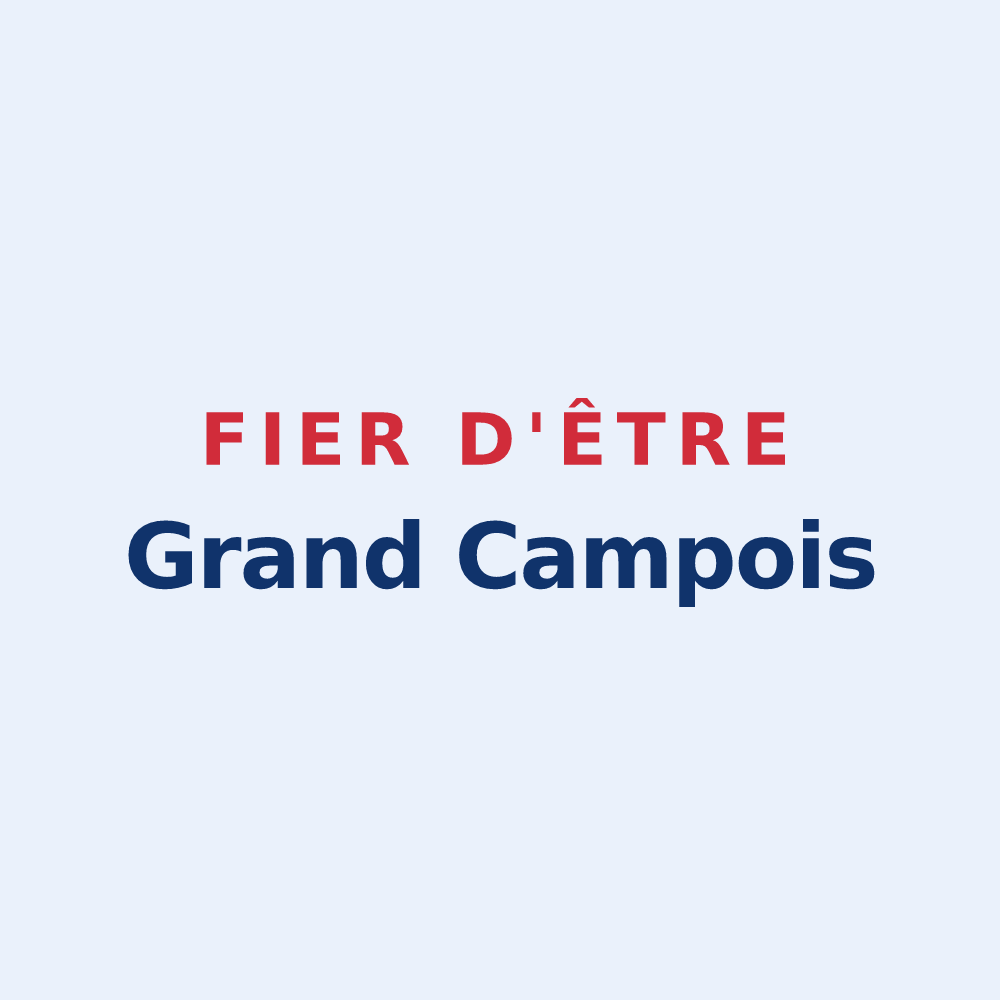 Sticker « Fier d'être Grand Campois » — design pour Grand-Camp