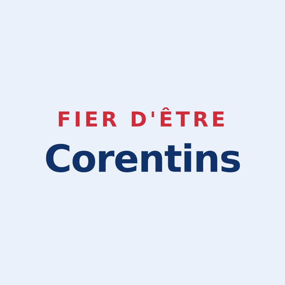 Sticker « Fier d'être Corentins » — design pour Grand-Corent