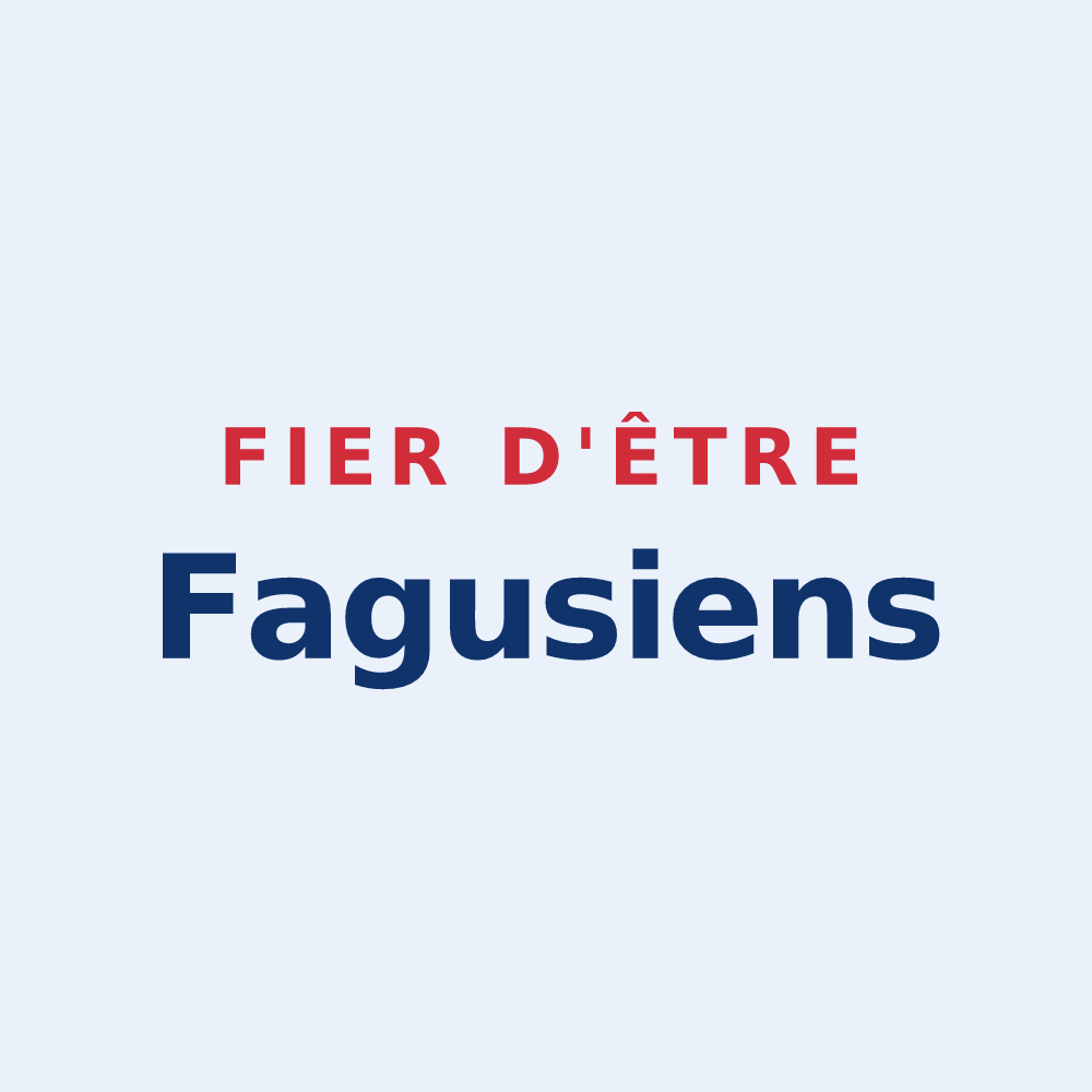 Sticker « Fier d'être Fagusiens » — design pour Grand-Fayt