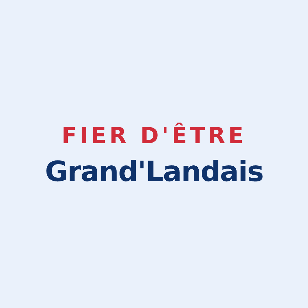 Sticker « Fier d'être Grand'Landais » — design pour Grand'Landes