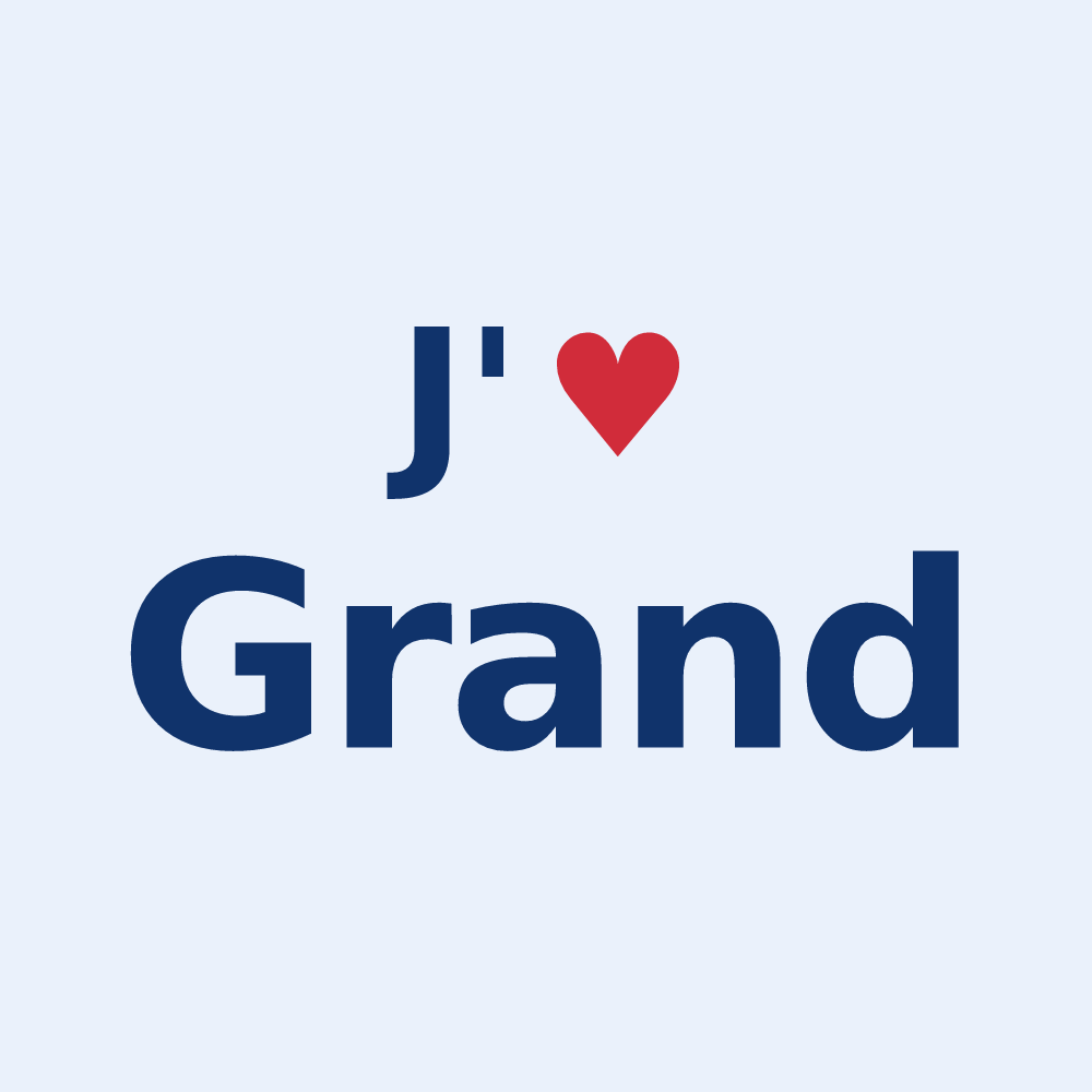 Sticker personnalisé Grand — design J'aime Grand
