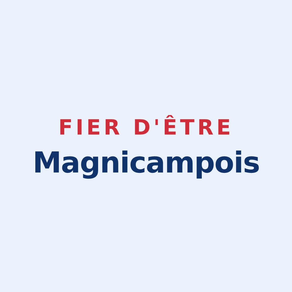 Sticker « Fier d'être Magnicampois » — design pour Grandchamp