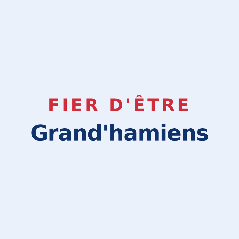 Sticker « Fier d'être Grand'hamiens » — design pour Grandham